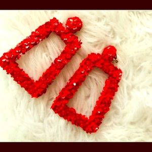 Sachinbabi/ Earrings/red/ new